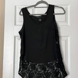 MM Couture sleeveless see through blouse